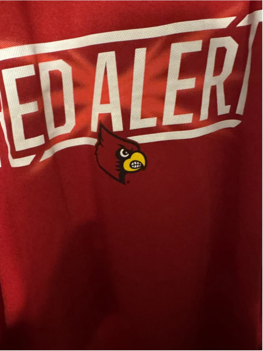 Louisville Cardinals Adidas Basketball TShirt Men Sz XL Red